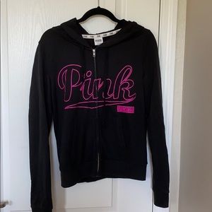 Pink Zip Up Hoodie